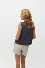 MbyM / Morella - Tytus-M Top / T-shirt / Bering Blue