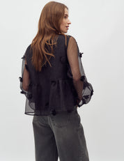 MbyM / Hasel-M Bobble Shirt / Blouse / Black
