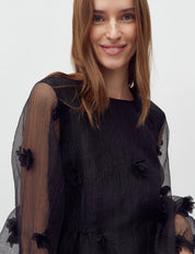 MbyM / Hasel-M Bobble Shirt / Blouse / Black