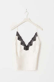 Gina Tricot / Lace singlet / Egret
