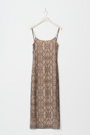 Gina Tricot / Mesh midi dress / Snake