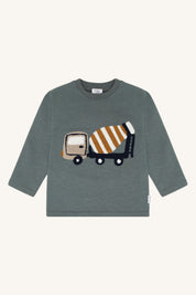 Hust & Claire / HCSejer Mixer Truck T-shirt L/S / 3484 Balsam Green