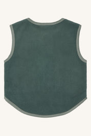 Hust & Claire / HCFleece Vest Waistcoat / 3484 Balsam Green