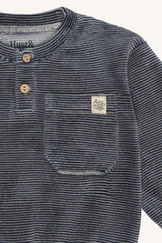 Hust & Claire / HCSigurt Stripe Sweatshirt / 3146 Blues
