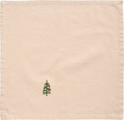 Ib Laursen / Stoffserviette Tradition m/Tannenbaum leinenfarbig
