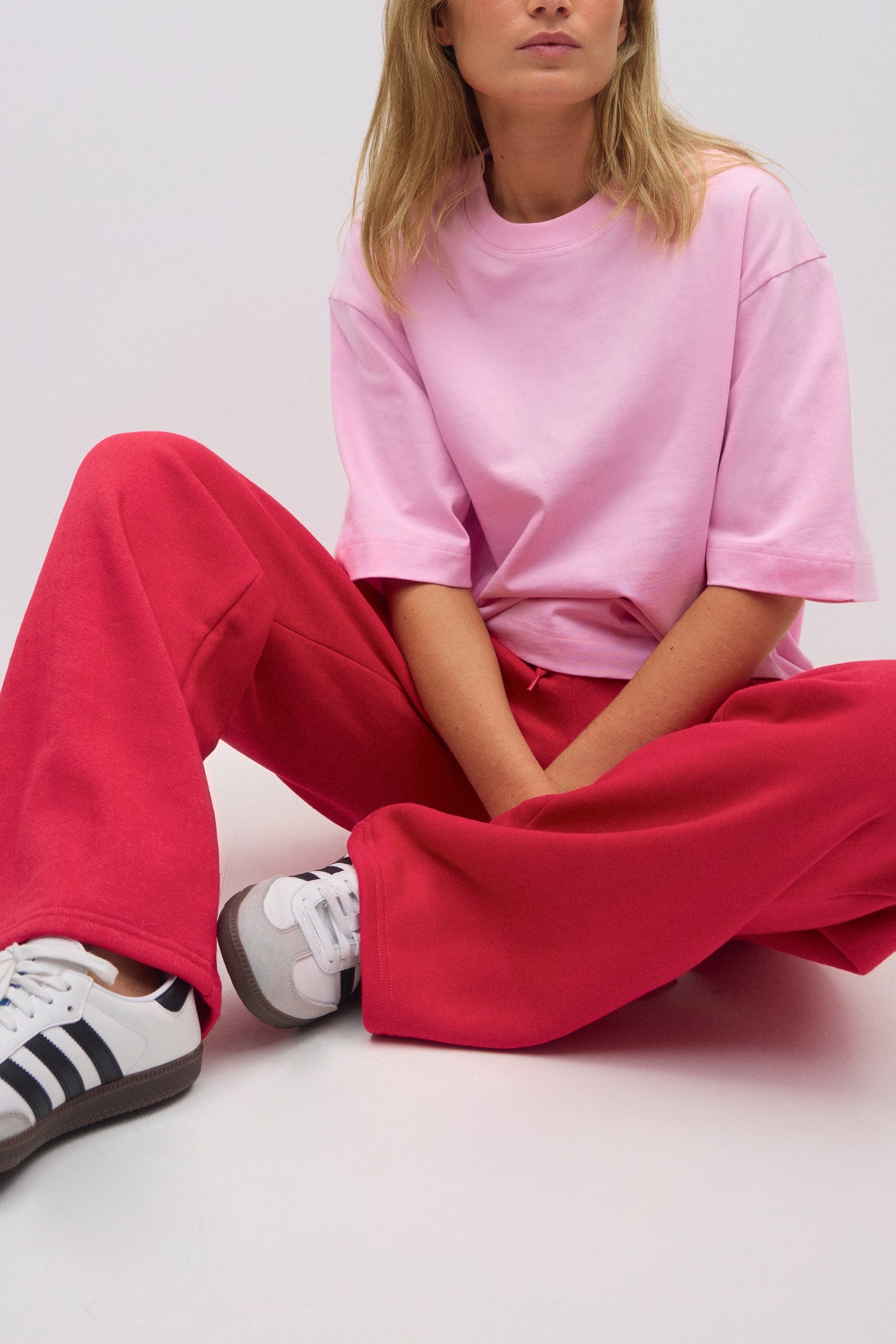 Gina Tricot / Basic boxy tee / Pink lady