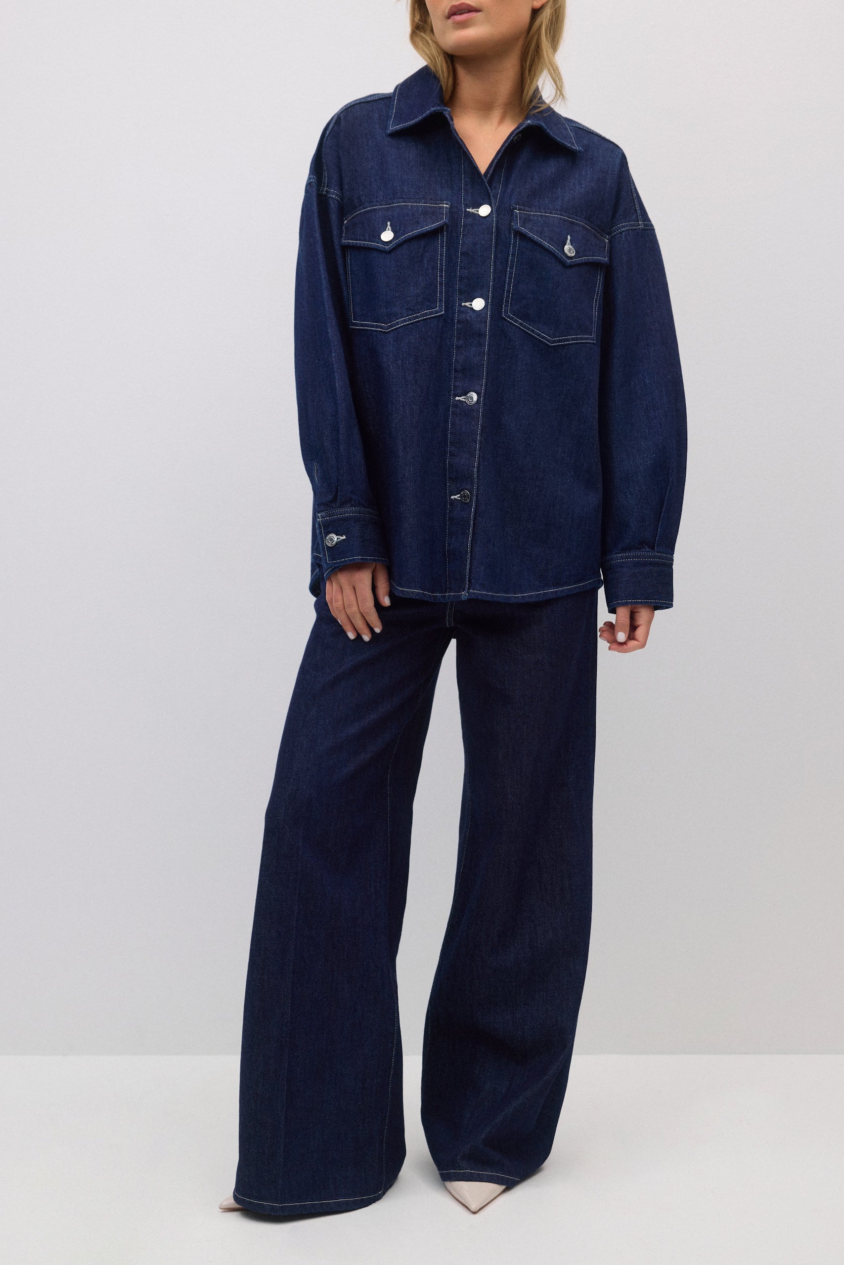 Gina Tricot / High and wide jeans / Rinse