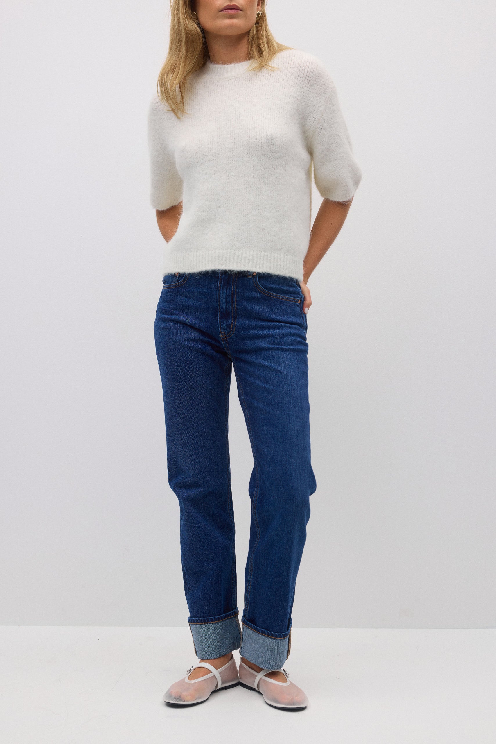 Gina Tricot / Knitted top / Offwhite