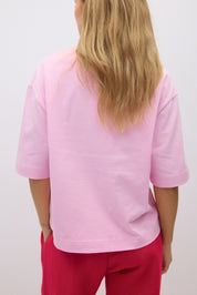 Gina Tricot / Basic boxy tee / Pink lady