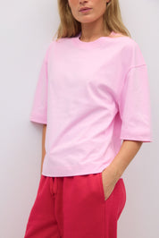 Gina Tricot / Basic boxy tee / Pink lady