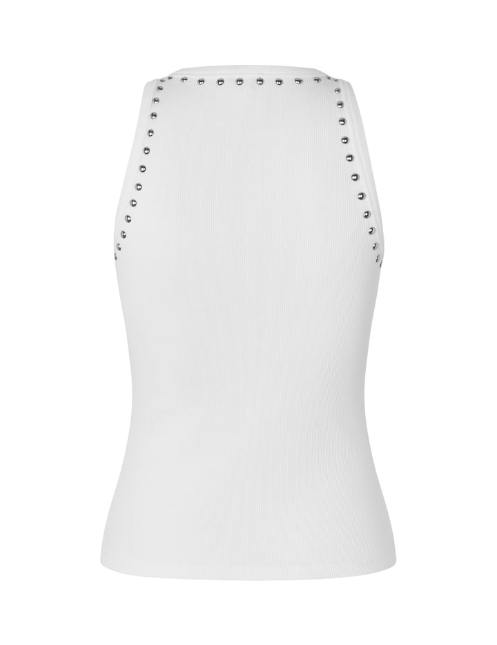 MbyM / Jaxson-M Evelyn Stud Top / T-shirt / White