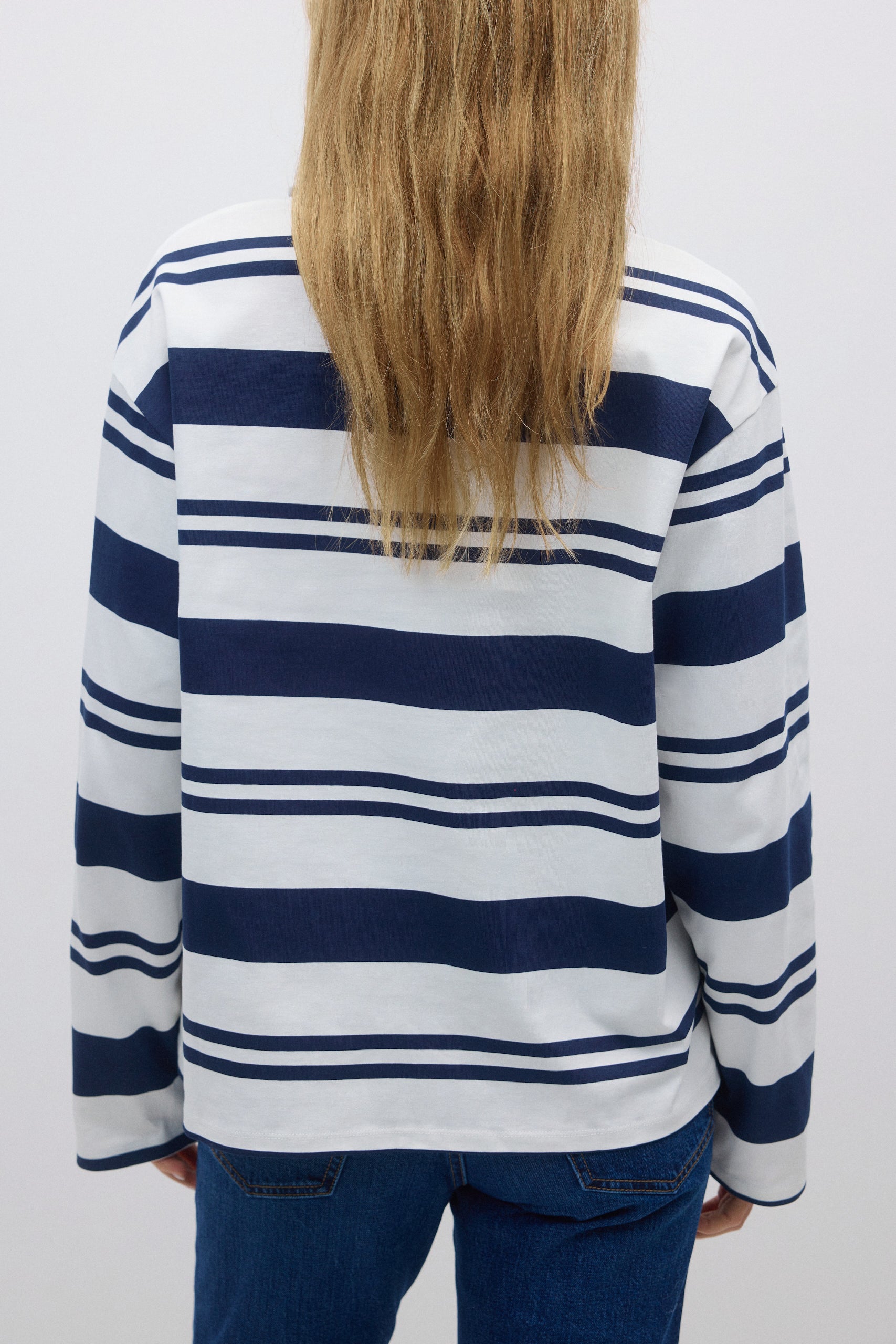 Gina Tricot / Collar top / Stripe