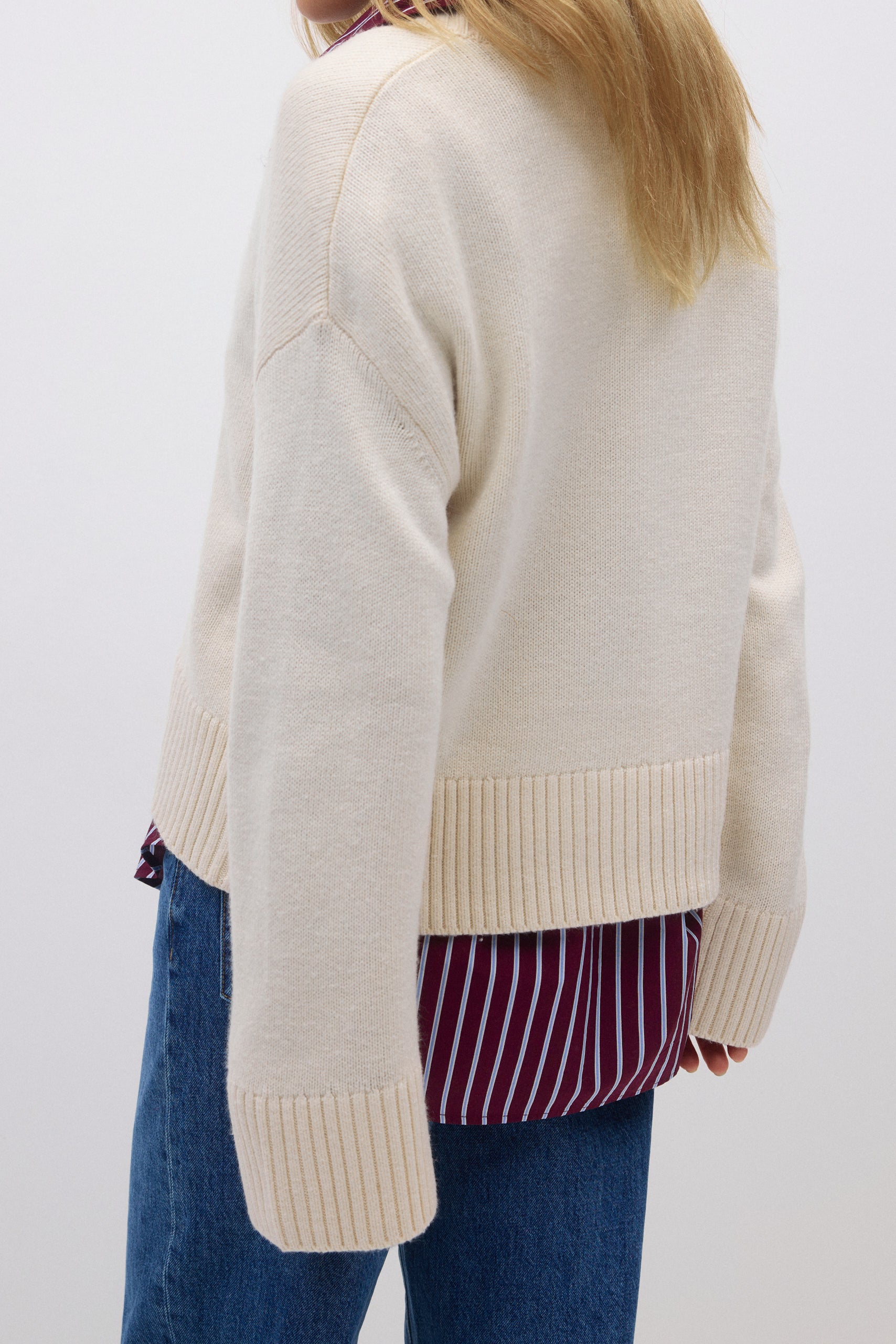 Gina Tricot / Knitted top / Offwhite