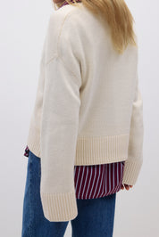 Gina Tricot / Knitted top / Offwhite