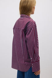 Gina Tricot / Poplin shirt / Burgundy