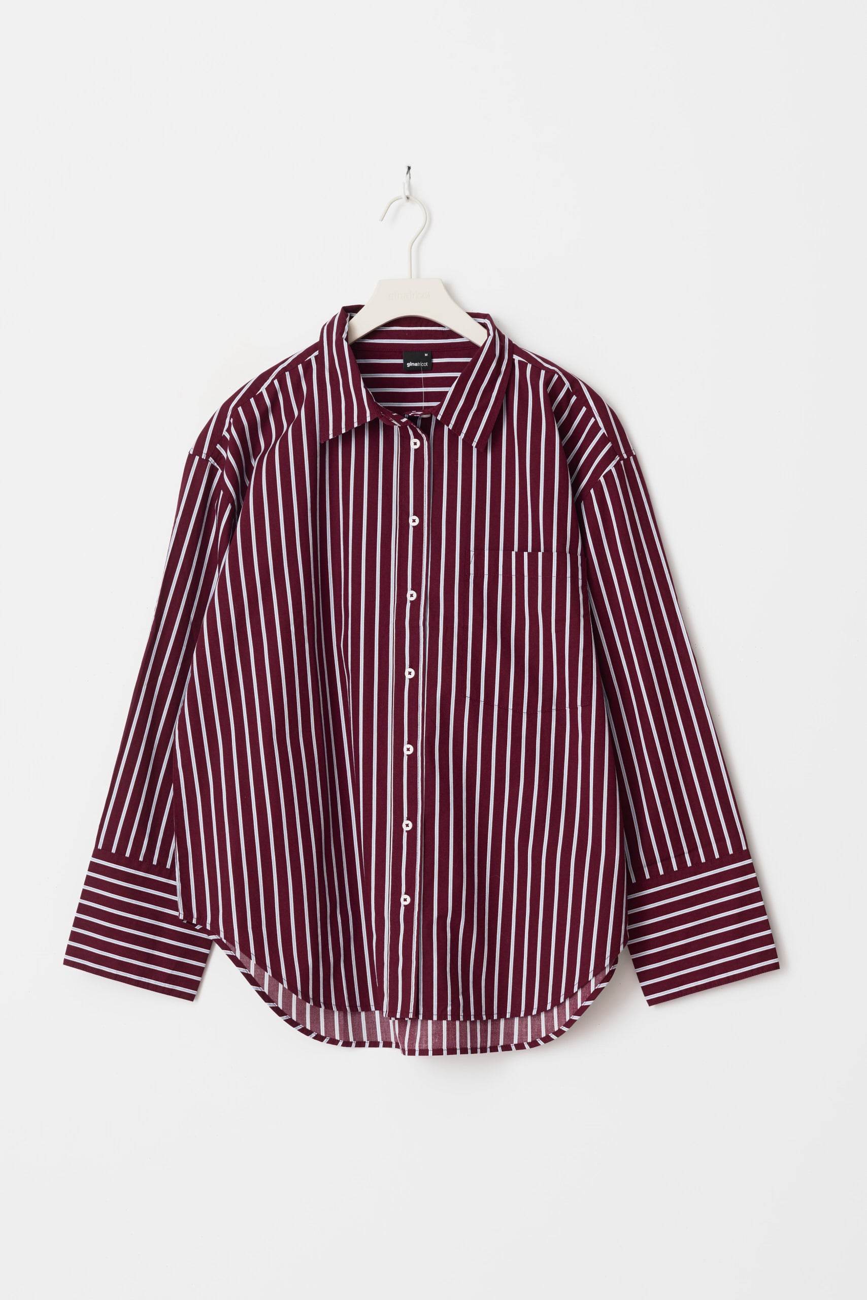 Gina Tricot / Poplin shirt / Burgundy
