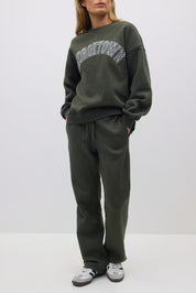 Gina Tricot / Printed sweater / Forest night