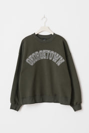 Gina Tricot / Printed sweater / Forest night