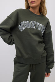 Gina Tricot / Printed sweater / Forest night