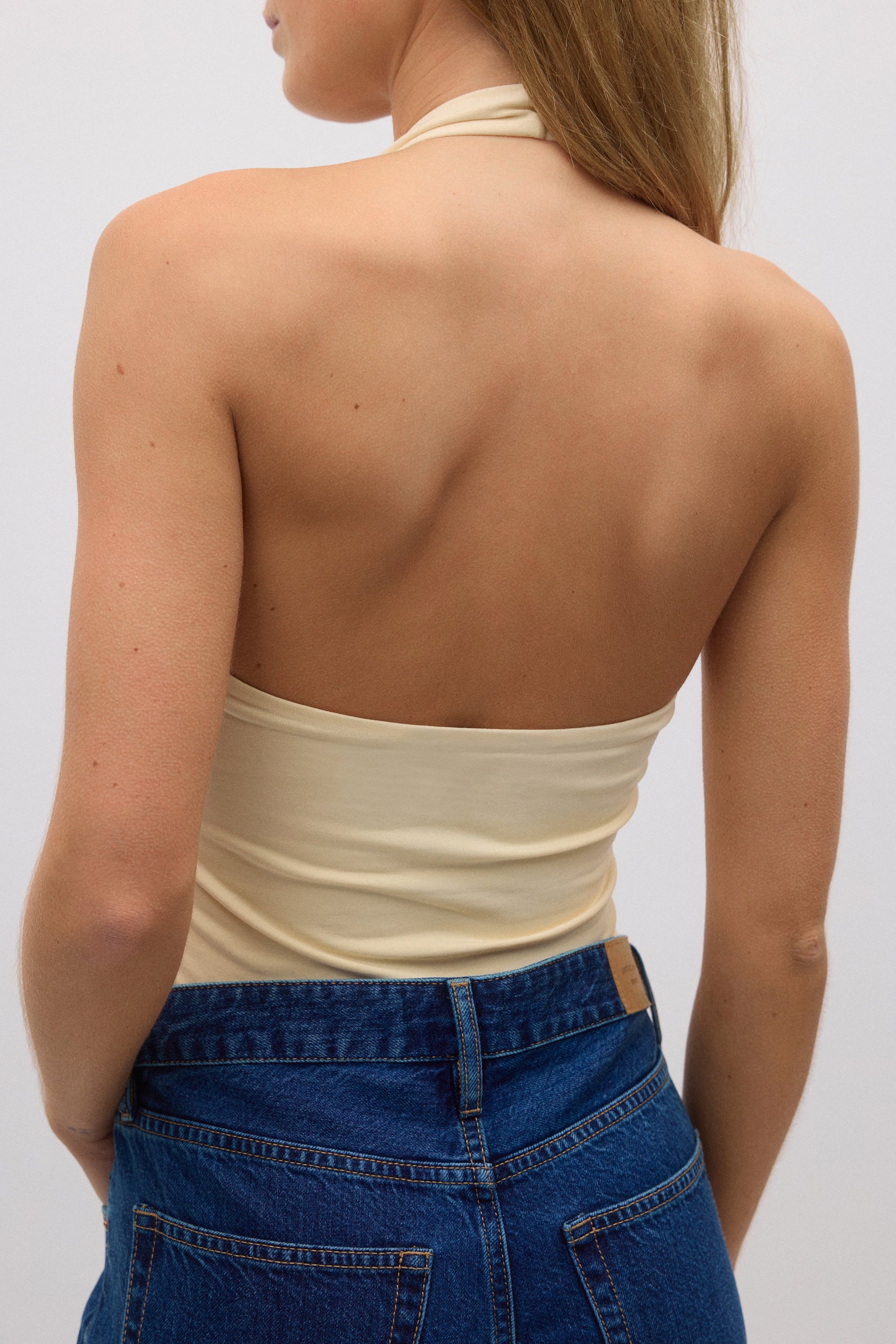 Gina Tricot / Halterneck top / Afterglow