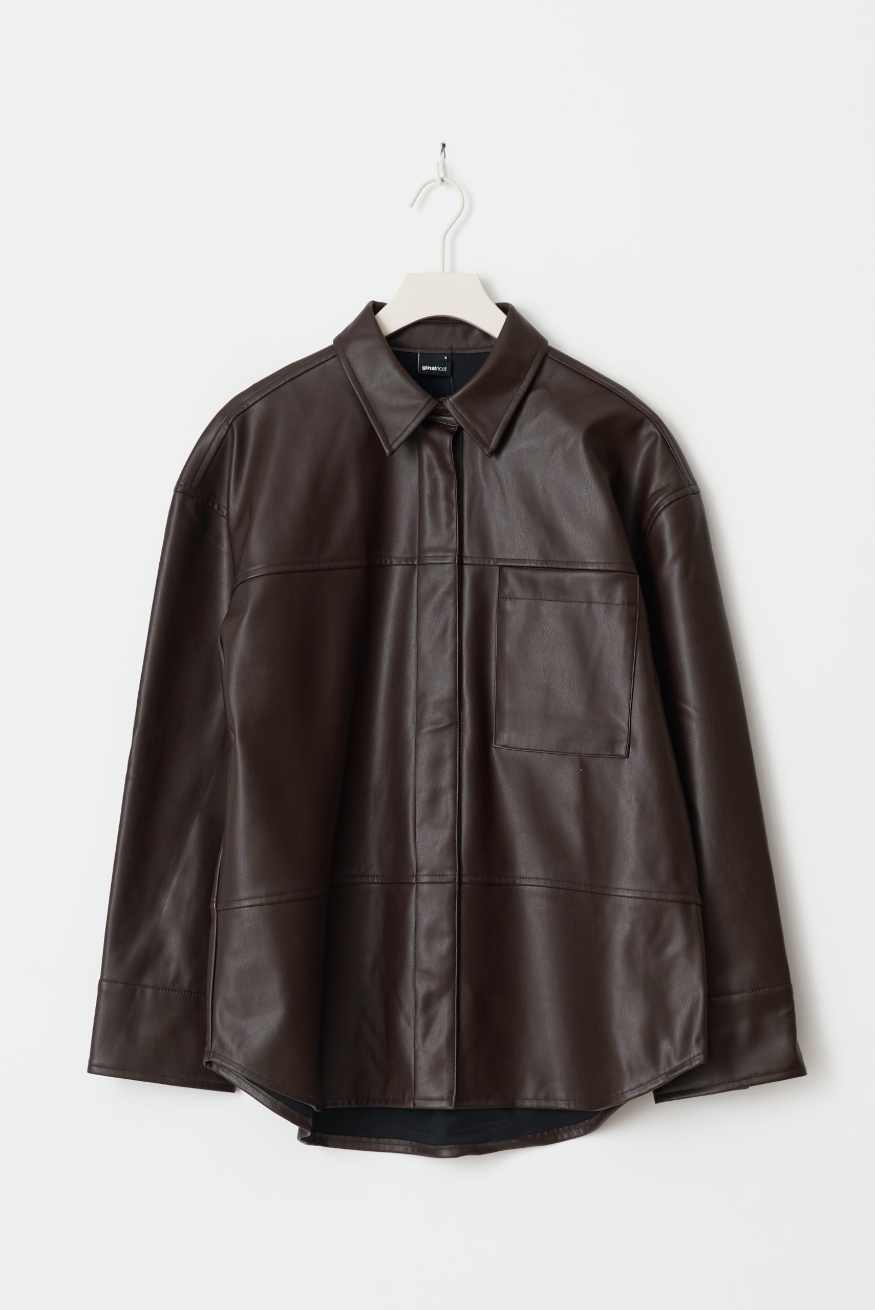 Gina Tricot / Pu shirt / Brown
