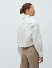 MbyM / Carinna - Emaly-M Shirt / Blouse / Grey Carinna Stripe