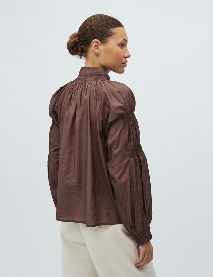 MbyM / Thaline - Khalya-M Shirt / Blouse / Chocolate Brown