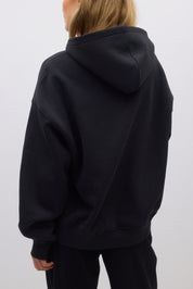 Gina Tricot / Oversized print hoodie / Off Black
