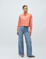 MbyM / Linora stripe - Emmelia-M Shirt / Blouse / Emberglow Sugar Stripe