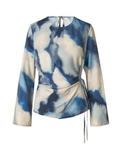 MbyM / Keikan Print - Kylar Short Ls-M Shirt / Blouse / Keikan Print