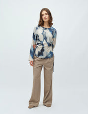 MbyM / Keikan Print - Kylar Short Ls-M Shirt / Blouse / Keikan Print