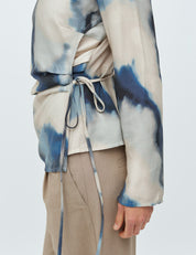 MbyM / Keikan Print - Kylar Short Ls-M Shirt / Blouse / Keikan Print