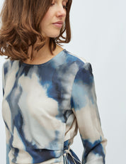 MbyM / Keikan Print - Kylar Short Ls-M Shirt / Blouse / Keikan Print