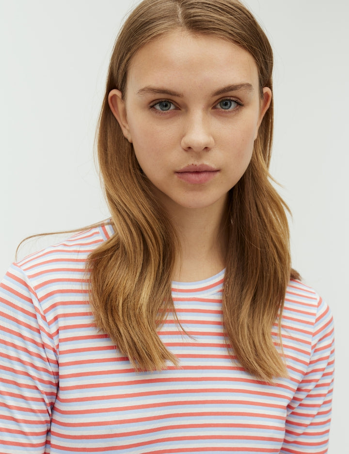 MbyM / GG Multi Stripe - Christina-M Top / T-shirt / Emberglow Blue Stripe