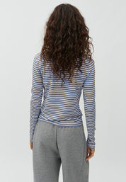MbyM / GG Stripe - Christina-M Top / T-shirt / Falcon Blue Stripe