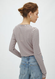 MbyM / GG Stripe - Christina-M Top / T-shirt / Java Blossom Stripe
