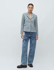 MbyM / Tazia - Ivianno-M Blazer / Jacket / Blue Tweed