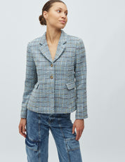 MbyM / Tazia - Ivianno-M Blazer / Jacket / Blue Tweed