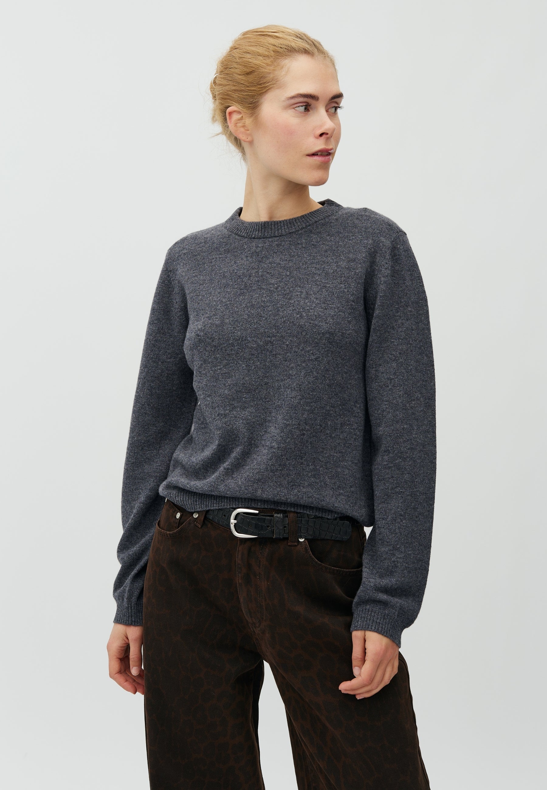 MbyM / Christin-M Aurely Knit / Dark Grey Melange