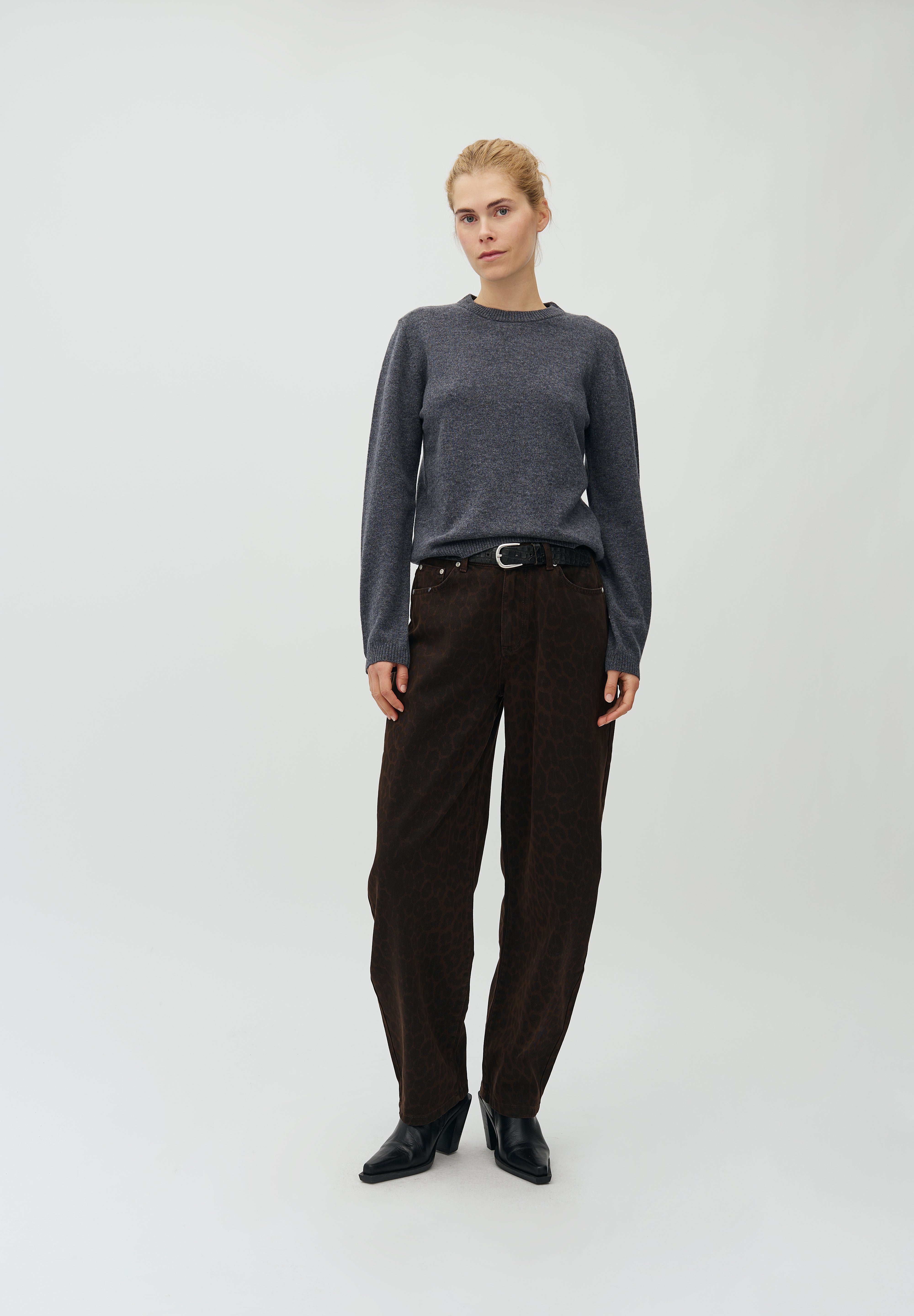 MbyM / Christin-M Aurely Knit / Dark Grey Melange