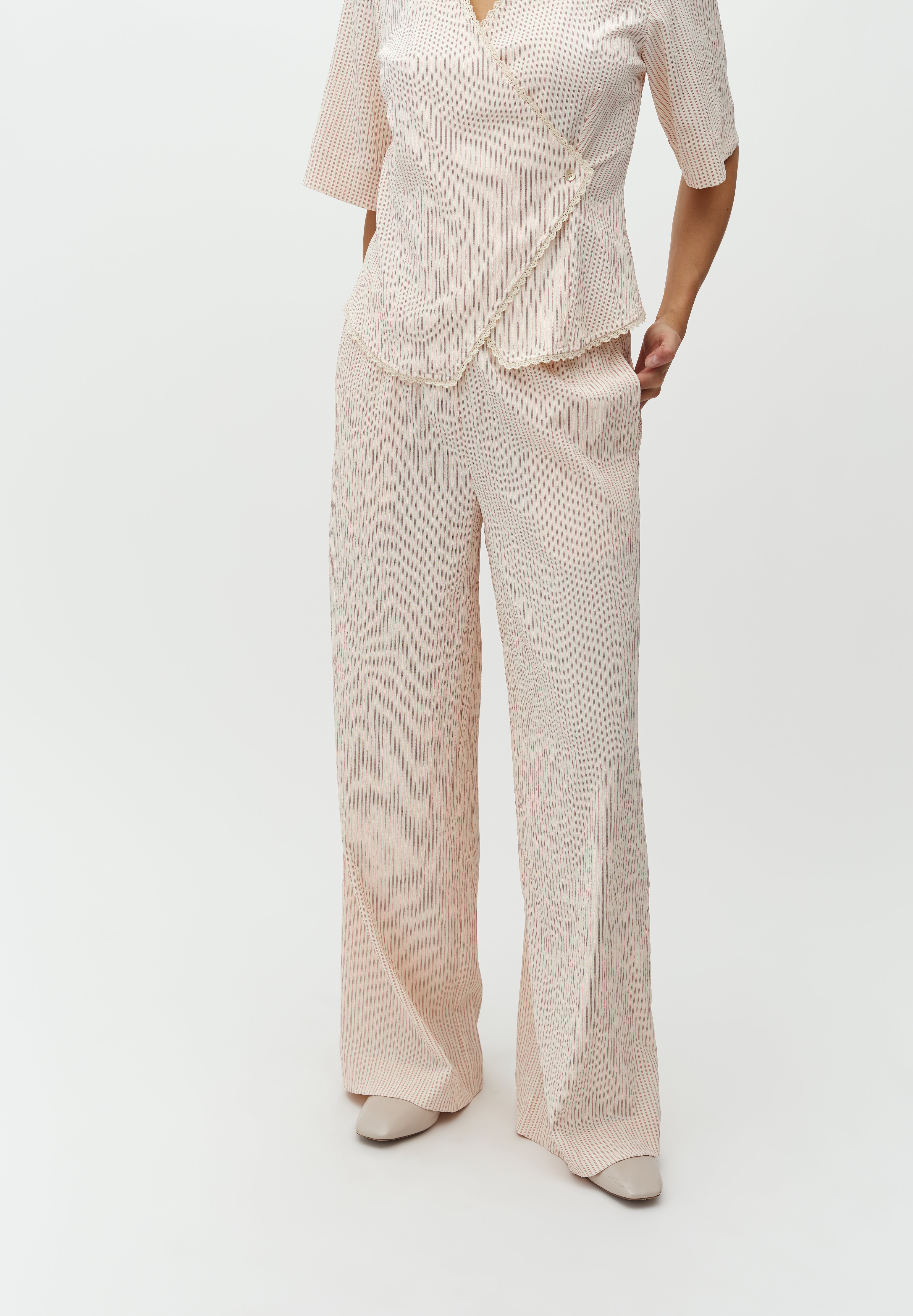 MbyM / Alita Stripe - Leonella-M Pant / Alita Red Stripe