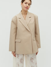 MbyM / Kyrelle Amariella-M Blazer / Light Sand Melange