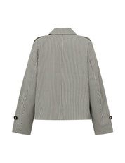 MbyM / ABNER - Becker-M Blazer / Jacket / Black Beige Stripe