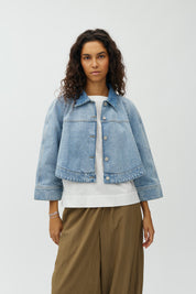 MbyM / Corot-M FABTR099V61 Jacket / Light Blue Brushing