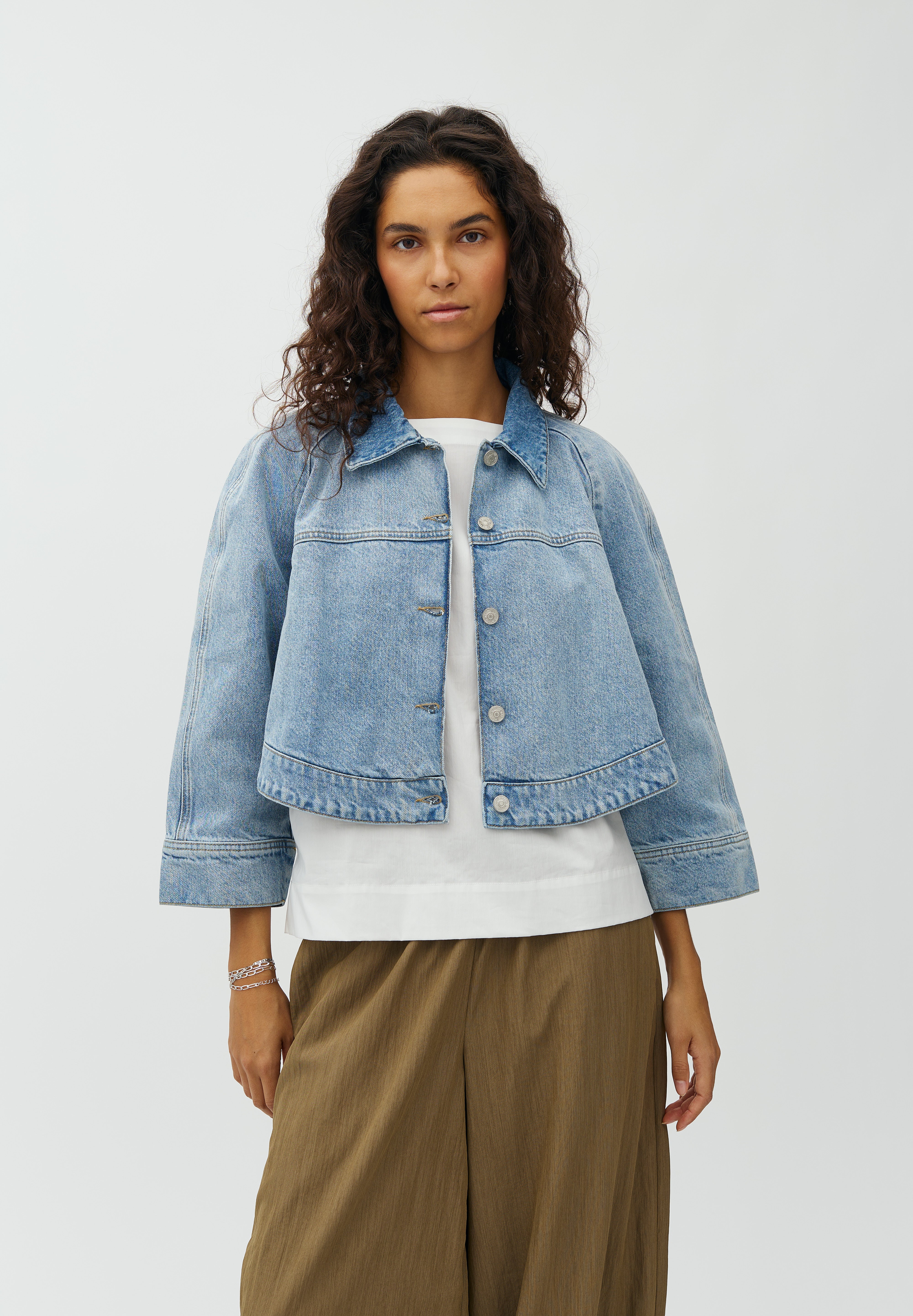 MbyM / Corot-M FABTR099V61 Jacket / Light Blue Brushing