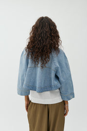 MbyM / Corot-M FABTR099V61 Jacket / Light Blue Brushing