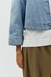 MbyM / Corot-M FABTR099V61 Jacket / Light Blue Brushing