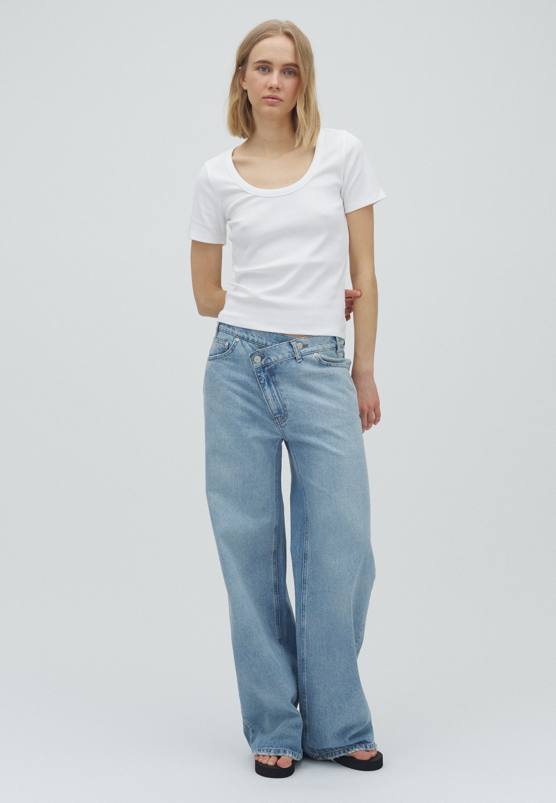 MbyM / Bellmer-M FABTR099V61 Jeans / Light Blue Brushing