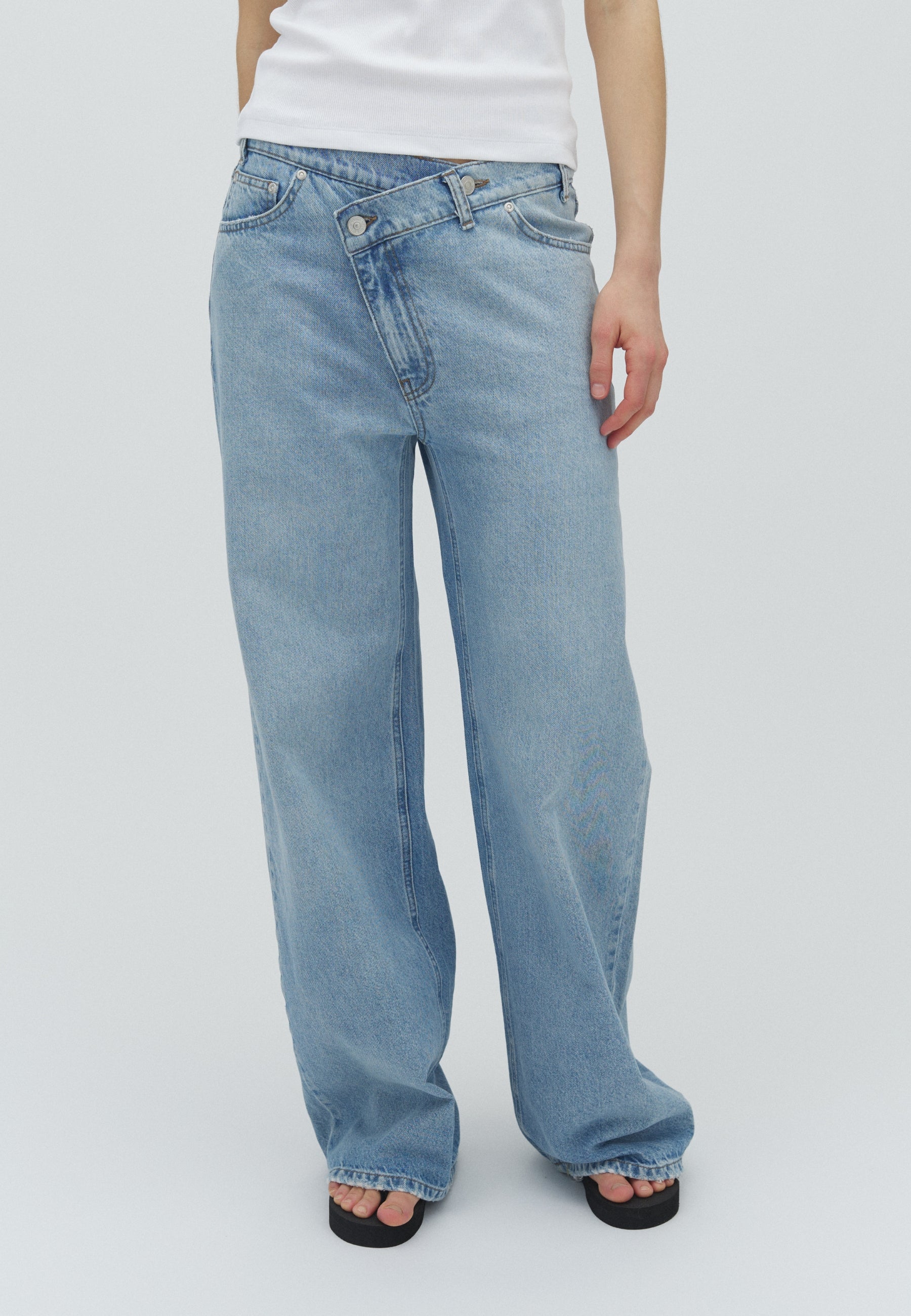 MbyM / Bellmer-M FABTR099V61 Jeans / Light Blue Brushing
