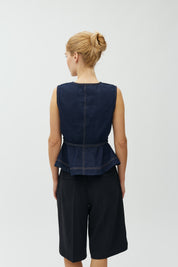 MbyM / Dallia-M Walewu Top / Dark Unwashed denim